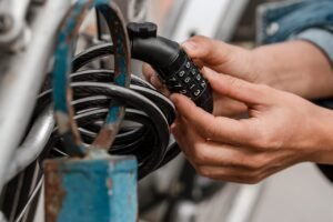 Locksmith tools and door hardware for residential lock service
