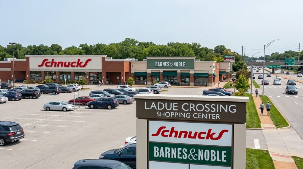 Ladue Crossing Shopping Center Located Ladue
