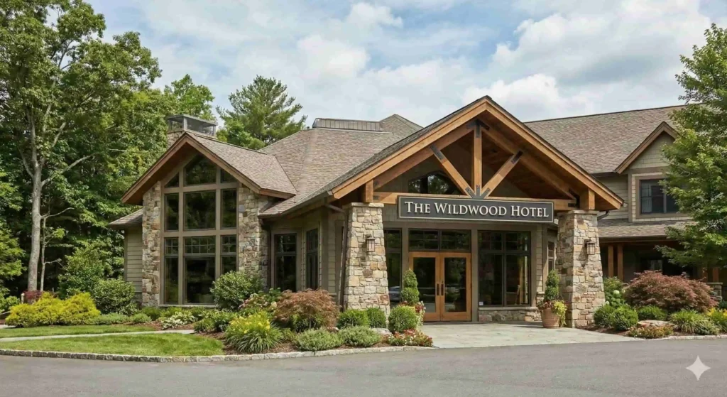 photo of wildwood hotel shows areas for locksmith service
