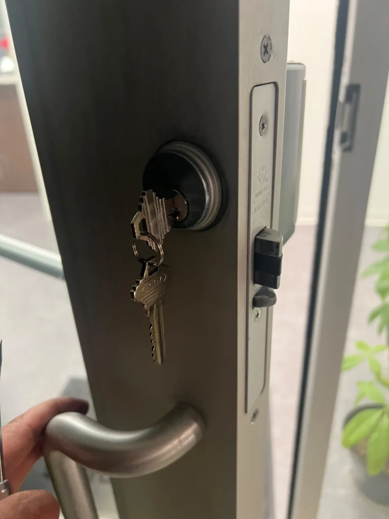 Lock installation service performed by a mobile locksmith in Greater St. Louis