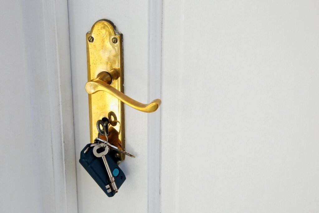 Key stuck in a door knob lock in Ballwin